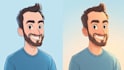 draw cute cartoon portrait