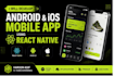 develop android and ios mobile apps using react native