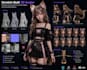 do scratch built 3d avatar with modeling, texturing and dynamic bone setup