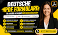create german interactive fillable PDF forms in adobe acrobat with calculations