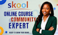 skool community setup skool course creation skool credit repair skool community