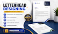 design a professional custom letterhead for your business