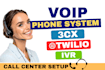 configure 3cx ringcentral aircall ivr ai calling system