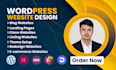 create a wordpress website design and wordpress website development