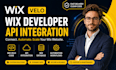 integrate external api with your wix website using wix velo code third party api