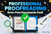 proofread and edit academic content blogs and short stories
