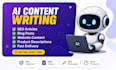 write unique ai assisted articles and content