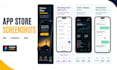 dynamic app store screens, aso design screenshots, ios preview feature graphic