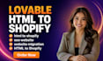 clone lovable html to shopify wordpress wix lovable to shopify lovable website
