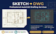 convert PDF, image or sketch to autocad dwg
