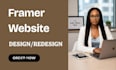 framer website develop framer website design framer landing
