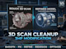create realistic, smooth, fix, refine, redesign3mf modification 3d scan cleanup