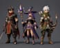 create low poly 3d characters for games, vtuber, unity and unreal