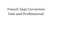 correct and improve your french emails and texts
