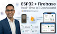 develop esp32, esp8266, arduino, firebase iot web dashboard