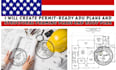 create permit ready adu plans and structural framing plans and roof plan