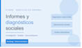 write social research reports and diagnostics in spanish