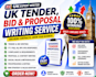 write winning tender, bid, and proposal document for UK contracts