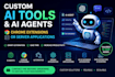 create custom ai tools and agents as chrome extensions or server scripts