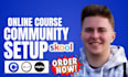 setup skool setup skool setup online community, setup community skool manager