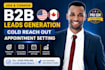 do usa canada b2b leads generation cold reach out appointment setting
