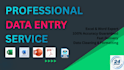 do fastest data entry, copy paste work, data collection