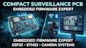 compact digital surveillance pcb design embedded firmware
