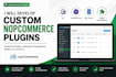 develop custom nopcommerce plugins and integrations