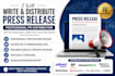 write and distribute press release with professional PR distribution