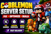 create fix optimize cobblemon modpacks, servers setup, quests and performance