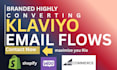 setup klaviyo email marketing flows for ecommerce