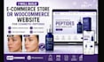 design and develop a cosmetic peptide ecommerce store