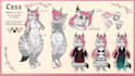 draw high quality furry ref sheet, nsfw ref sheet, anthro ref sheet, oc design