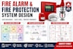 prepare fire alarm zone layout, fire alarm block plan, fire protection system