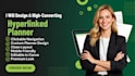 do etsy hyperlinked digital planner digital products design hyperlinked planner