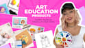 create art education courses, lessons and elearning content