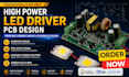 design high power led driver pcb, constant current circuit and schematic design