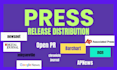 do press release distribution, publish press release, press release distribution