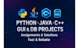 code project, assignment and game in java and python