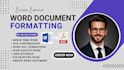 format, edit, design microsoft word or google docs document, fix template design