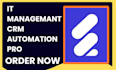 setup it management crm automation ninjaone datto