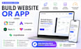 build website or app using google stitch antigravity rork ai lovable supabase