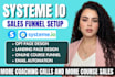 systeme io course website, systeme io startup coaches, gohighlevel landing pages