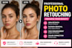 do beauty retouch, skin retouch, and photo enhancement
