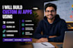 build custom ai apps using cursor, rork ai, langchain and crewai