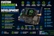 design custom electronics hardware and embedded firmware