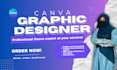 be your professional canva expert designer for your service