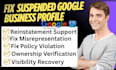 fix google business profile suspension misrepresentation lisiting visibility