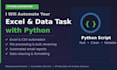 automate your data tasks using python, sql, power bi and excel