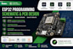 program esp32, do schematic and pcb design